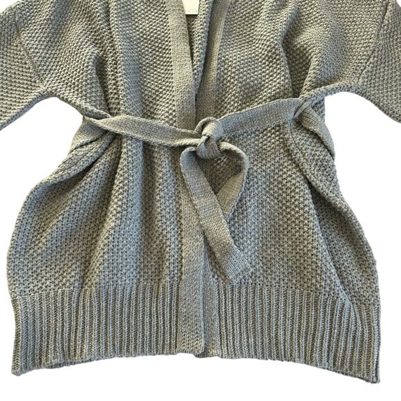 Cezele Boutique Women’s Gray Oversized Knit Open Front Cardigan Size Medium NWT - Picture 7 of 11